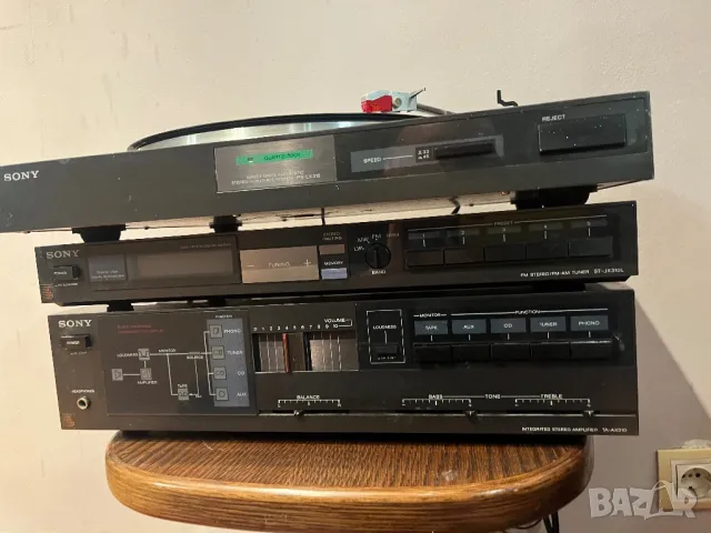 Sony TA X-310,  усилвател, грамофон, тунер, колони, снимка 2 - Аудиосистеми - 49609514