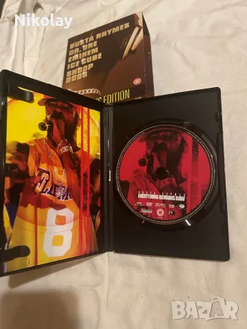 3 DVD BOX SET Рап, хип хоп BUSTA RHYMES, DR. DRE, EMINEM, ICE CUBE, SNOOP DOGG vintage 2006 класика , снимка 7 - DVD дискове - 48491877