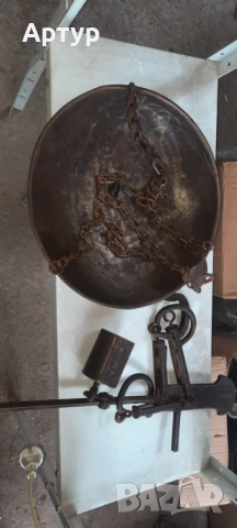 Старинен кантар, снимка 2 - Антикварни и старинни предмети - 53248799