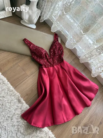 Стилна дамска рокля , снимка 2 - Рокли - 49713433