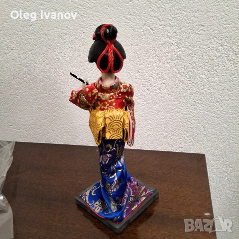 японска кукла самурайски водач и гейша, снимка 3 - Кукли - 53243896