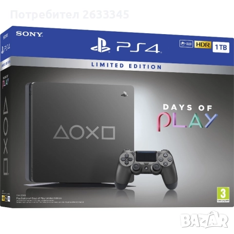 PlayStation 4 Days of Play Limited Edition , снимка 10 - PlayStation конзоли - 52500616