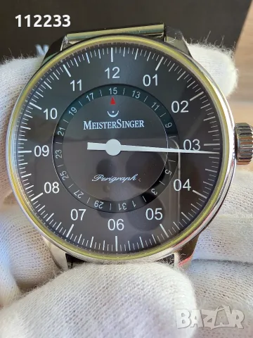 БАРТЕР MeisterSinger Perigraph Automatic 43mm, снимка 11 - Мъжки - 55715261
