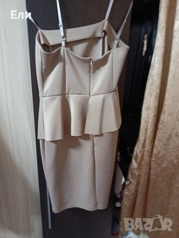 Рокля и сако в бежово, снимка 6 - Сака - 53057057