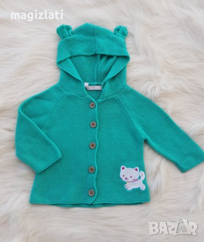 Бебешка жилетка 0-3 месеца, снимка 6 - Жилетки и елечета за бебе - 42070095