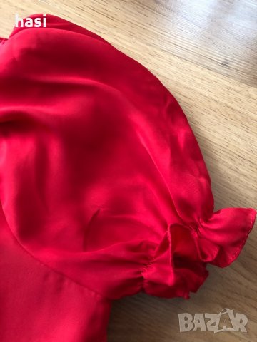 Червена рокля , снимка 7 - Рокли - 32058742