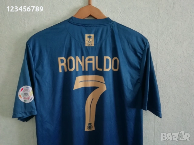 Al Nassr Cristiano Ronaldo Nike футболна тениска фланелка Ал Насър Роналдо екип XL , снимка 3 - Тениски - 53922830
