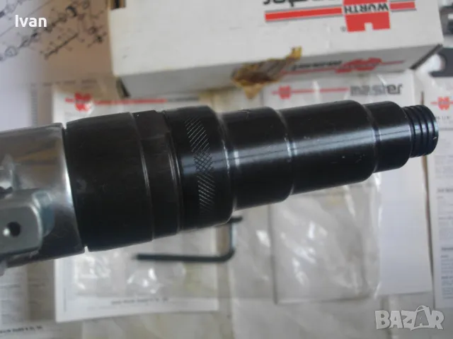 НОВ Немски Професионален ВЮРТ ПНЕВМАТИЧЕН ВИНТОВЕРТ ВИНТОНАВИВНА МАШИНА WURTH DPS1/4 Пълен комплект, снимка 12 - Винтоверти - 47276713