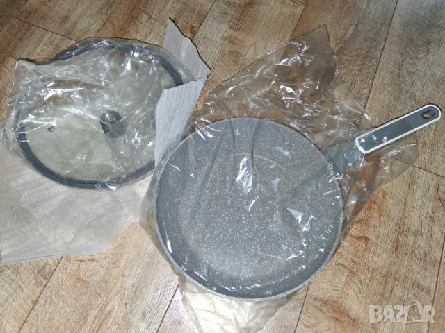 Дълбок тиган с капак 28x7.5см Terra Stone Brio