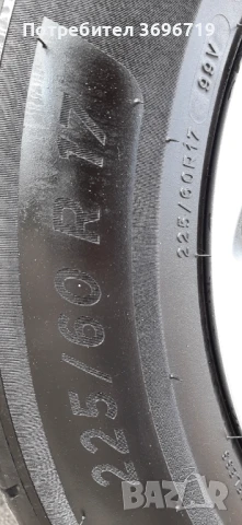 Летни гуми 225/60/17 MICHELIN 4броя , снимка 1