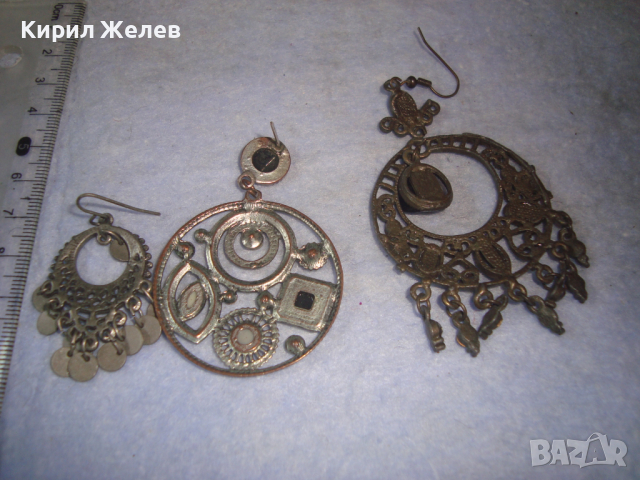 3 ВИНТИДЖ РЕТРО ДИЗАЙН КРИСТАЛНИ АРТ ОБЕЦИ 66331, снимка 5 - Обеци - 36506822