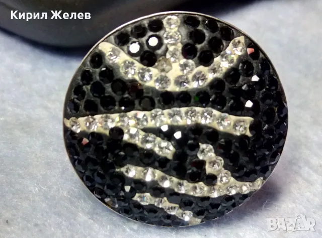 ОГРОМЕН СКЪПОЦЕНЕН СРЕБЪРЕН АРТ ПРЪСТЕН СРЕБРО 925 с БЛЕСТЯЩИ ФАСЕТИРАНИ МАРКАЗИТИ и ЦИРКОНИ 49280, снимка 9 - Пръстени - 49914903