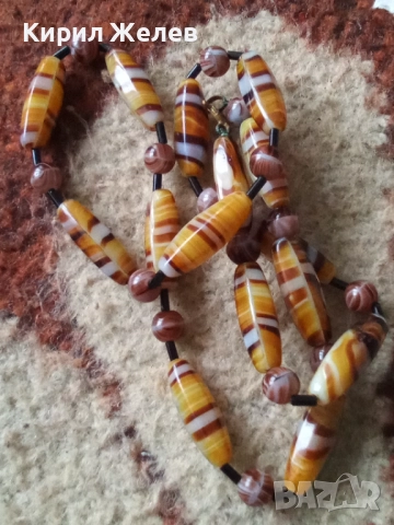 Старинно ретро колие 52689, снимка 7 - Колиета, медальони, синджири - 52866274