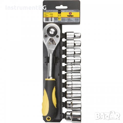 Тресчотка с вложки TOPEX 1/2 - 11 части, снимка 2 - Други инструменти - 30018855