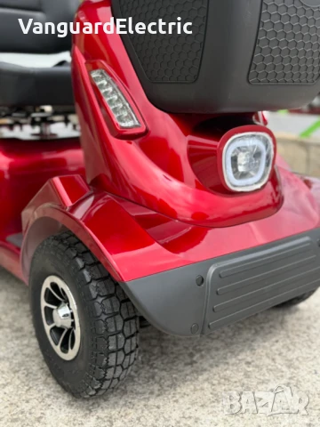 Електрическа четириколка F3 2000W (инвалидна) - Червена, снимка 8 - Инвалидни скутери - 51271958