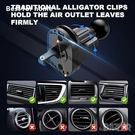 Безжично зарядно и стойка  за мобилен телефон за кола XHWSTFS, снимка 4 - Селфи стикове, аксесоари - 50377168