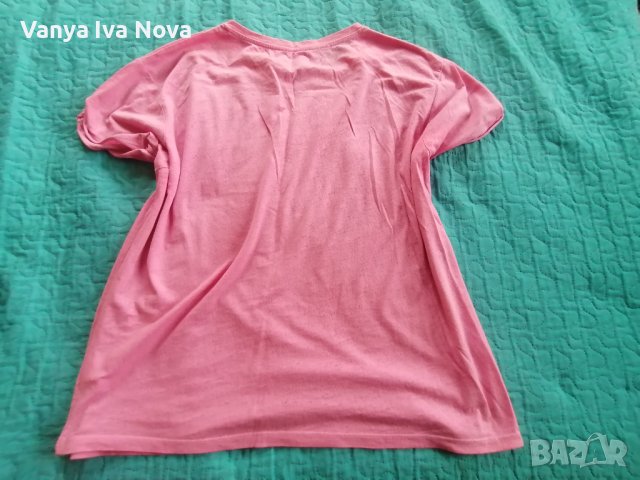 Pepe jeans розова тениска , снимка 3 - Тениски - 40666886