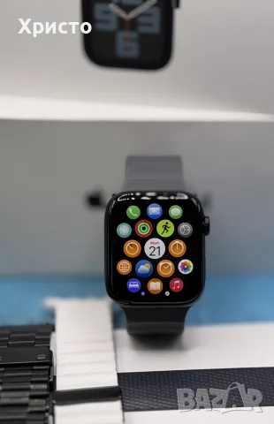 Смарт часовник Apple Watch SE 2nd Gen GPS + Cellular 44mm, Midnight Aluminum + каишки, снимка 5 - Смарт часовници - 56170661