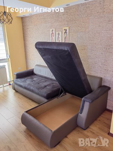 Холова гарнитура (холов ъгъл, ъглов диван), снимка 4 - Дивани и мека мебел - 42664236