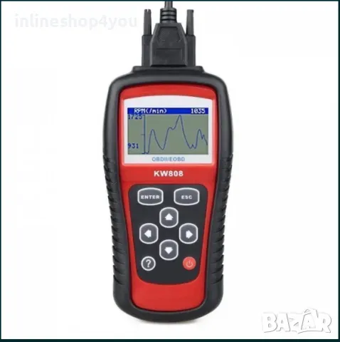 Автодиагностика Konnwei KW808 OBD2 Diagnostic, снимка 3 - Аксесоари и консумативи - 49587981