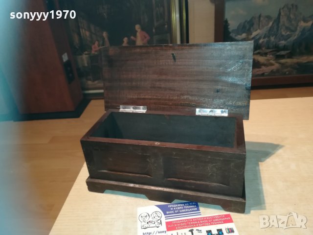 дървена кутия-25х12х11см-внос франция, снимка 10 - Колекции - 30194075