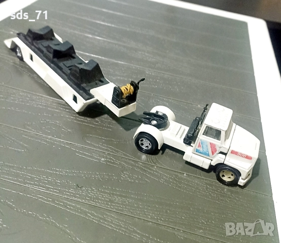 Метална количка ТИР ,с откачаща се платформа kaчествена изработка за колекция 30 лв, снимка 3 - Колекции - 52173955