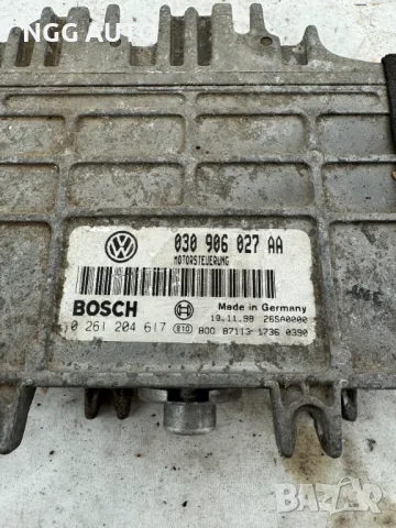 Компютър Двигател за Фолксваген Поло, ECU VW Polo 1.4i, 030906027AA, Bosch 0261204616/617, снимка 2 - Части - 47986146