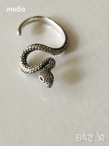 Сребърна Фигура на Кобра 0,925, снимка 1