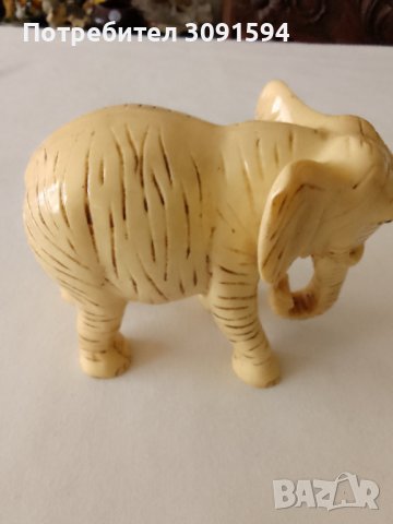 Рядка фигура, скулптура,статуетка Слонче от Слонова кост във перфектно състояние , снимка 15 - Антикварни и старинни предмети - 44296113