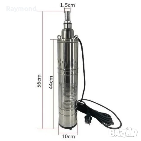 Потопяема сондажна помпа 1.1kW | Диаметър 100 мм | 1″, снимка 2 - Други инструменти - 51132036
