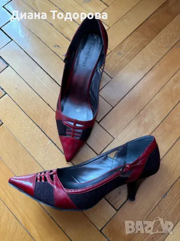 Елегантни средно високи дамски обувки 39-40 номер, снимка 9 - Дамски обувки на ток - 26459526