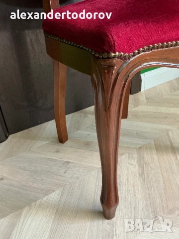 Антикварен стол Рококо, снимка 3 - Столове - 52107012