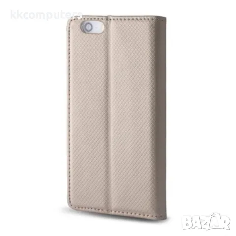 Калъф тефтер флип bSmart Magnet Book страничен, За Samsung Galaxy S25 Edge, Златист, снимка 3 - Калъфи, кейсове - 50298094
