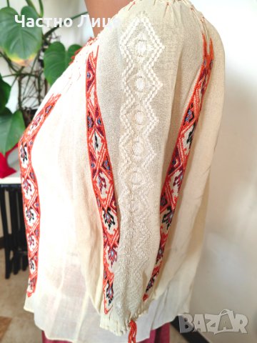 Оригинална Старинна Хърцойска Риза 30те г на Миналия Век Ръчно Шита и Везана, снимка 3 - Антикварни и старинни предмети - 42421746