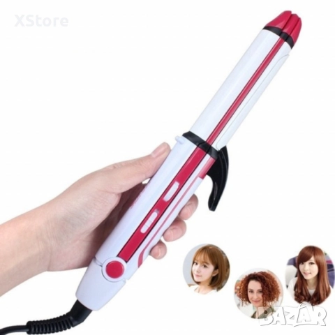 Преса за коса 4 в 1 , снимка 3 - Преси за коса - 52171873