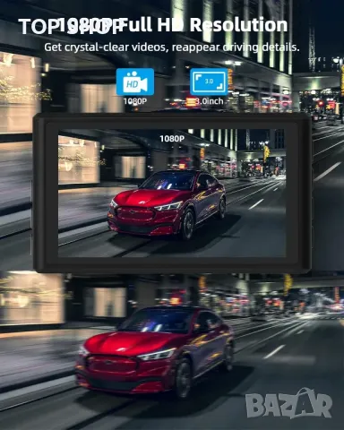 Видео регистратор - Dash Cam Kussla с 2GB SD карта подарък, снимка 2 - Аксесоари и консумативи - 48492407