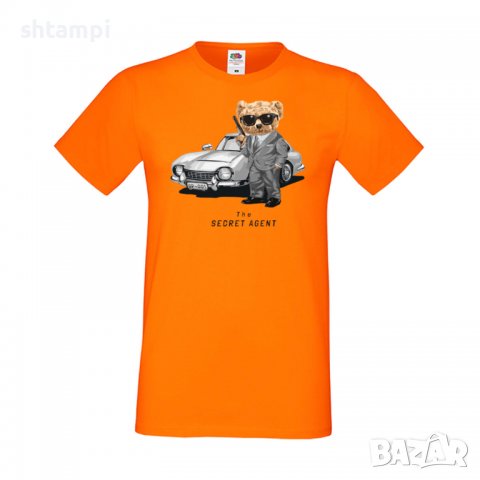 Мъжка тениска bear The Secret Agent, Мече,Меченце,Животно, Играчка,Изненада,Подарък,Повод,, снимка 12 - Тениски - 37295117