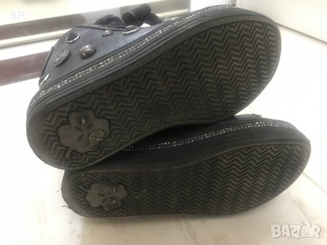 Боти (ботуши) с камъчета и капси, номер 29, снимка 5 - Детски боти и ботуши - 33749304