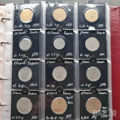 Колекция 180 бр монети в албум KaBe - Европа, Русия и др, снимка 4 - Нумизматика и бонистика - 53234440