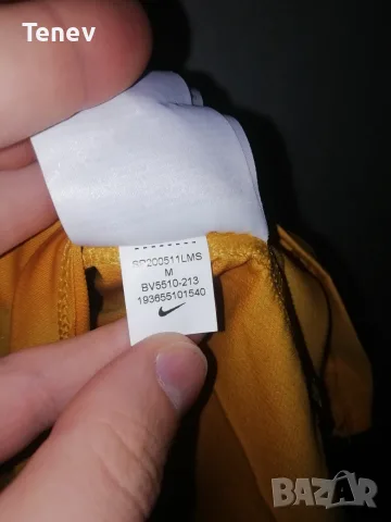 Nike Pro AeroAdapt нова оригинална жълта мъжка тренировъчна тениска фланелка размер М , снимка 12 - Тениски - 56215963