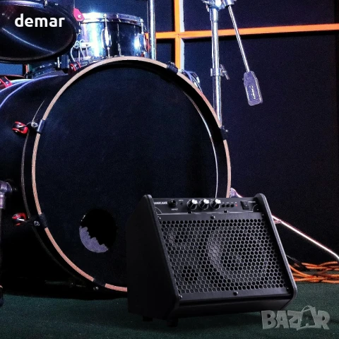 SONICAKE усилвател за електронни барабани 20W, преносим, Bluetooth, снимка 7 - Ресийвъри, усилватели, смесителни пултове - 51219615