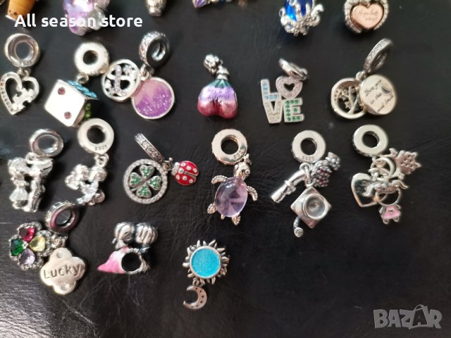 НОВИ! Сребърни талисмани за гривна Пандора! , снимка 3 - Гривни - 42900359