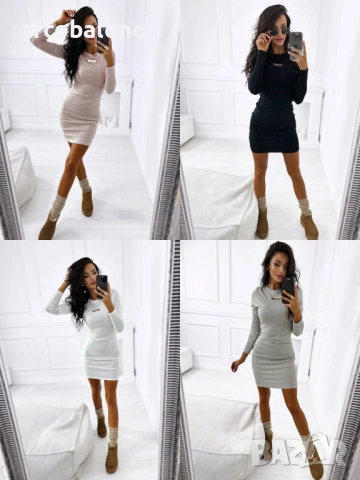 Дамска мини рокля September, 4цвята 