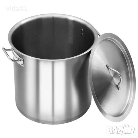 vidaXL Тенджера, 36 л,5 36x36 см, неръждаема стомана, снимка 2 - Съдове за готвене - 56147587