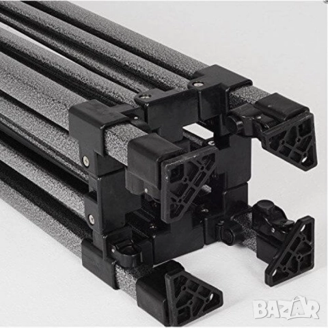 Сгъваема квадратна градинска шатра тип хармоника, снимка 4 - Градински мебели, декорация  - 52574189