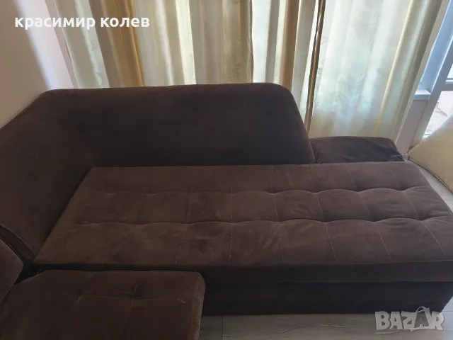 ъглов диван с функция за сън , снимка 5 - Дивани и мека мебел - 55728501