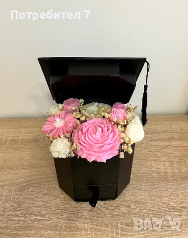 Кутия с чекмедже за завършване със соеви свещи , снимка 2 - Други - 49707703