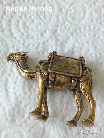 Бронзова фигурка на 🐫 камила 52844, снимка 2 - Колекции - 54171222