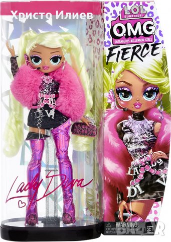  Колекционерска кукла LOL Surprise OMG Fierce - Lady Diva с аксесоари 29см, снимка 4 - Кукли - 39601356