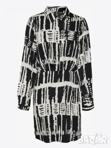 нова рокля в черно и бяло, снимка 2 - Рокли - 51465595